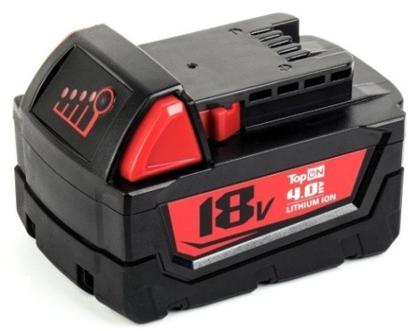 Аккумулятор TopON для Milwaukee Li-Ion 18В 4.0Ah [TOP-MIL-18-4.0]