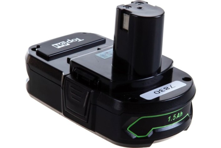 Аккумулятор TopON для Ryobi 18В, 1.5Ah (Li-Ion) [TOP-PTGD-RY-18-1.5-Li]