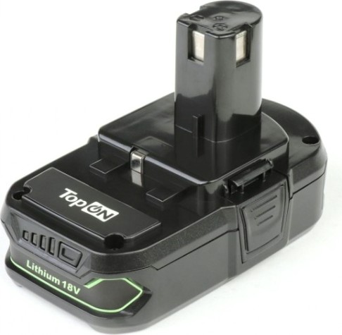 Аккумулятор TopON для Ryobi 18В, 2.5Ah (Li-Ion) [TOP-PTGD-RY-18-2.5-Li]