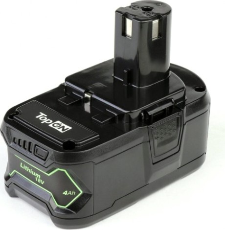Аккумулятор TopON для Ryobi 18В, 4.0Ah (Li-Ion) [TOP-PTGD-RY-18-4.0-Li]