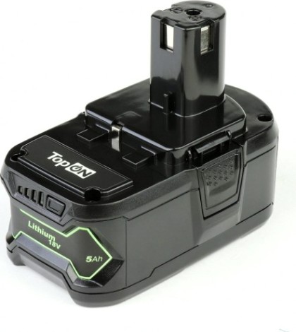 Аккумулятор TopON для Ryobi 18В, 5.0Ah (Li-Ion) [TOP-PTGD-RY-18-5.0-Li]