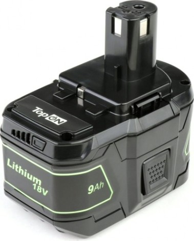 Аккумулятор TopON для Ryobi 18В, 9.0Ah (Li-Ion) [TOP-PTGD-RY-18-9.0-Li]