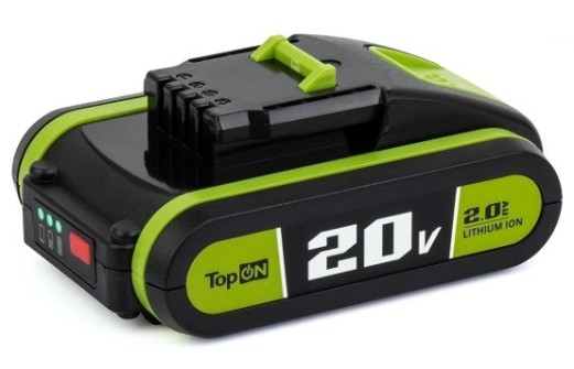 Аккумулятор TopON для Worx 20В, 2.0Ah (Li-Ion) [TOP-PTGD-WX-20-2.0]