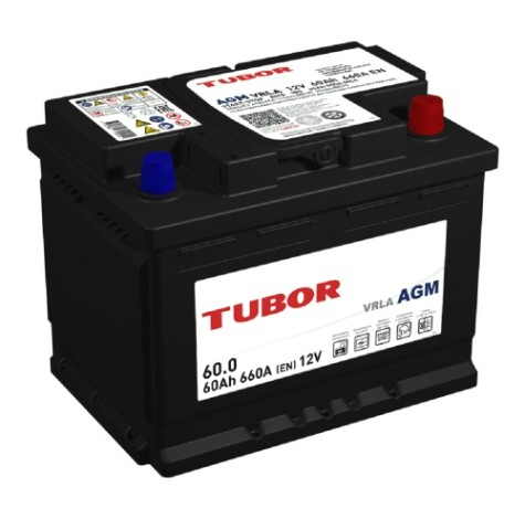 Аккумулятор TUBOR AGM 60.0 VRLA 660А [4610082700055]