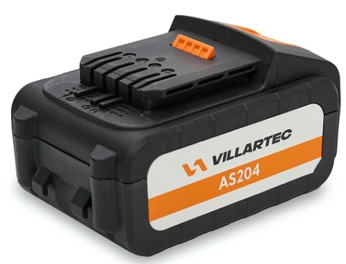 Аккумулятор VILLARTEC AS204 20V 4.0 Ач. Li-Ion