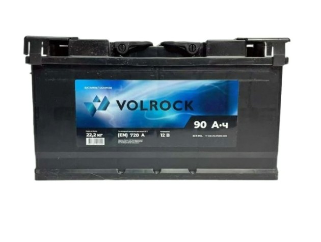 Аккумулятор VOLROCK 6СТ-90L 720А конус [4605961004690]