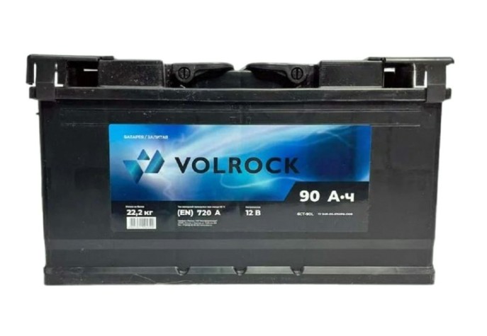 Аккумулятор VOLROCK 6СТ-90L (R) конус [4605961004829]