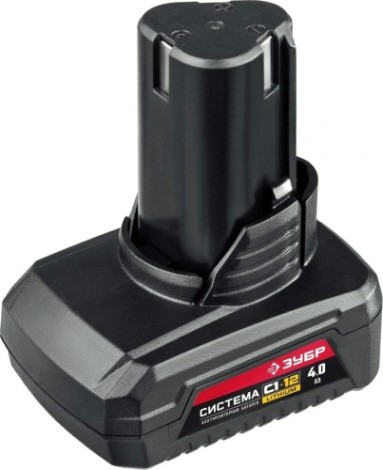 Аккумулятор ЗУБР 12.0V 4.0 Ач Li-ion [АКБ-С1-12-4]