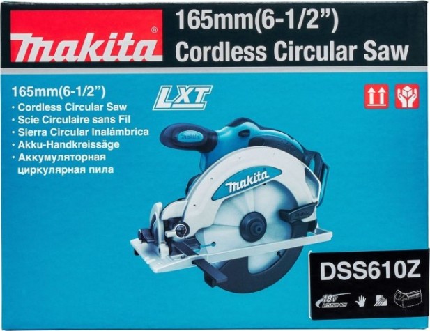 Аккумуляторная дисковая пила MAKITA DSS 610 Z без АКБ и ЗУ [DSS610Z]