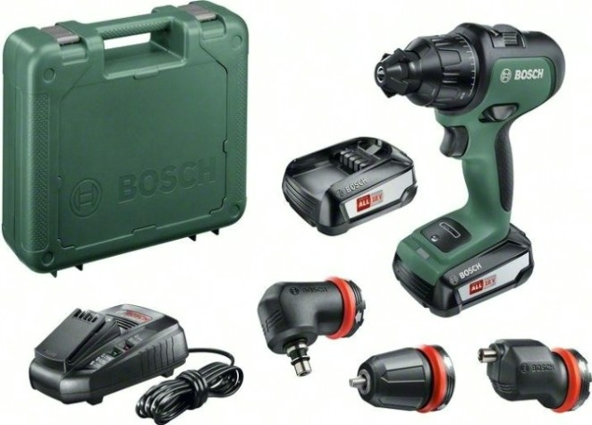 Аккумуляторная дрель-шуруповерт BOSCH AdvancedImpact 18 Set [06039B5103] Кейс, 2х2,5Ач
