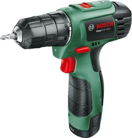 Аккумуляторная дрель-шуруповерт BOSCH EasyDrill 1200 [06039A210B] Кейс, 2х1,5Ач