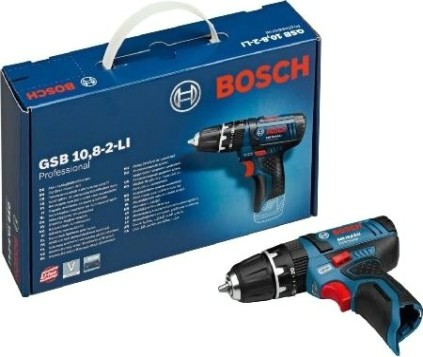 Аккумуляторная дрель-шуруповерт BOSCH GSB 12V-15 (10,8-2-LI) ударная, без АКБ и ЗУ [06019B6901]