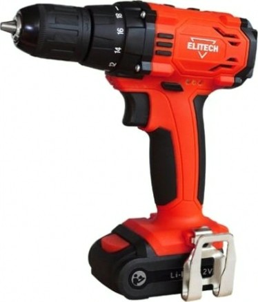 Аккумуляторная дрель-шуруповерт ELITECH ДА 10.8 СЛК2 (2,0Ач) [185288]