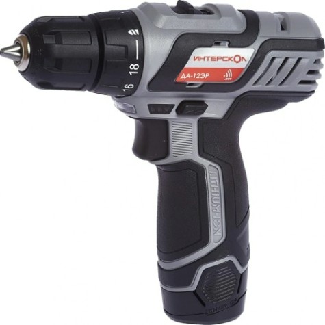 Аккумуляторная дрель-шуруповерт ИНТЕРСКОЛ ДА-12ЭР промо (2 А.ч.) [434.2.2.20]