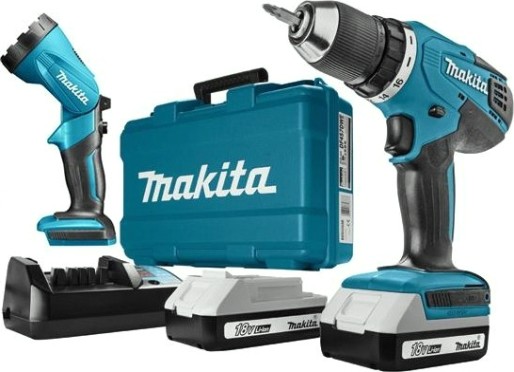 Аккумуляторная дрель-шуруповерт MAKITA DF 457 DWLE [DF457DWLE]