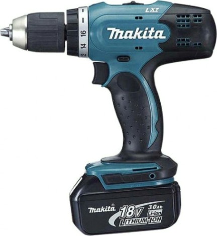 Аккумуляторная дрель-шуруповерт MAKITA DHP 453 RFE [DHP453RFE]