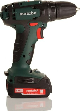 Аккумуляторная дрель-шуруповерт METABO BS 14.4 2х2,0 Ач, патрон 10 мм [602206530]