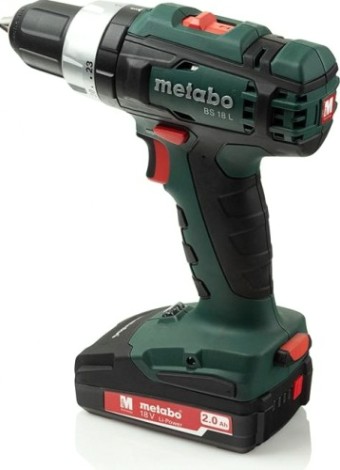Аккумуляторная дрель-шуруповерт METABO BS 18 L 2x2.0 Ач [602321500]