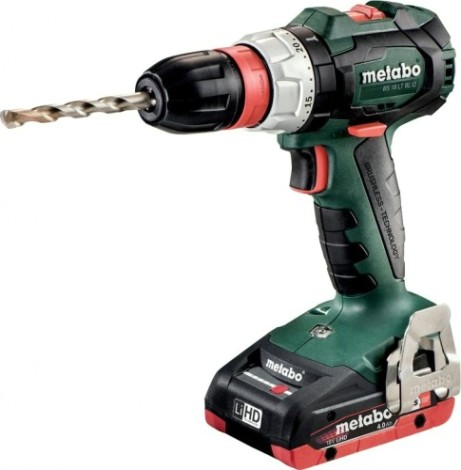 Аккумуляторная дрель-шуруповерт METABO BS 18 LT BL Quick 2x4.0 Ач LiHD, бесщеточная [602334800]