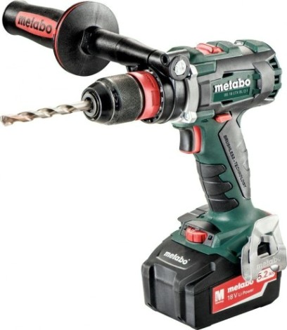 Аккумуляторная дрель-шуруповерт METABO BS 18 LTХ BL Quick i 2x5,2 Ач, бесщеточная [602351650]
