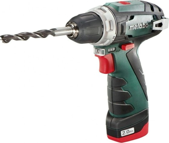 Аккумуляторная дрель-шуруповерт METABO PowerMaxx BS 1х2,0 Ач [600079500]