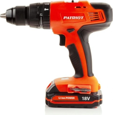 Аккумуляторная дрель-шуруповерт PATRIOT BR 180Li-H ударная [180301460]