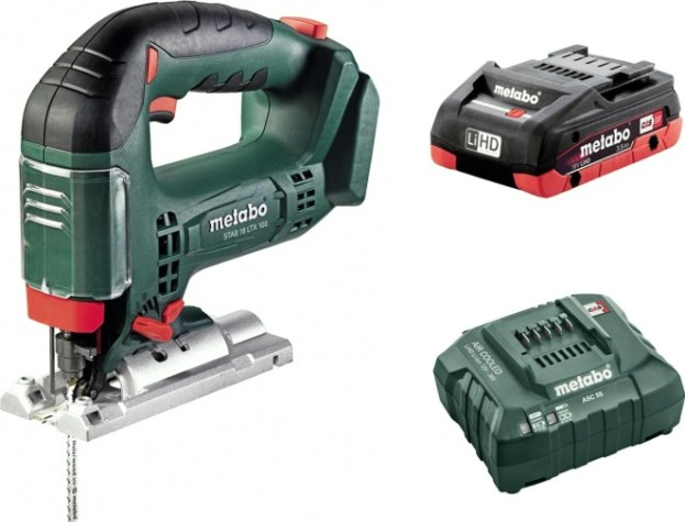 Аккумуляторный лобзик METABO STAB 18 LTX 100 (1 х 4.0 Ач) [Т0335]