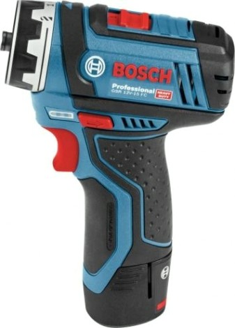 Аккумуляторный шуруповерт BOSCH GSR 12V-15 FC Flex [06019F600A] 1х2,0 Ач, патрон, насадка для бит, эксцентрик