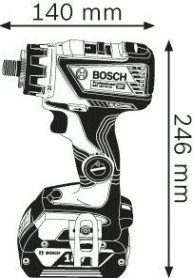 Аккумуляторный шуруповерт BOSCH GSR 18 V-60 FC GFA 18-M [06019G7101] 2х5,0 Ач