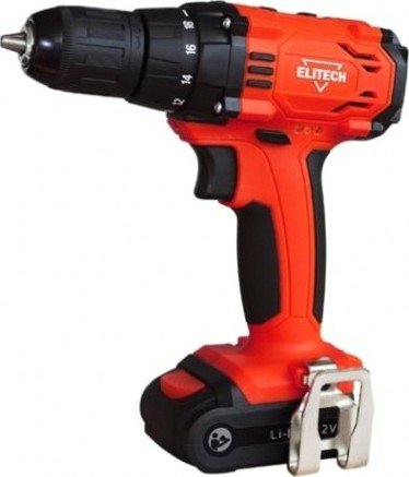Аккумуляторный шуруповерт ELITECH ДА 10.8 СЛК2 (1,5Ач) [182648]