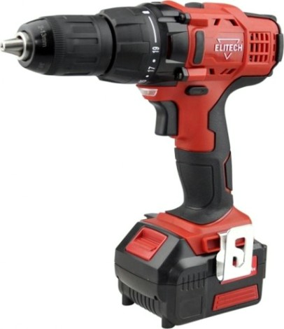 Аккумуляторный шуруповерт ELITECH ДА 14 ЛК2 (1,5Ач) [179142]