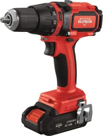 Аккумуляторный шуруповерт ELITECH ДА 18 УБЛ2 ударная (2,0А.ч.) [191608]