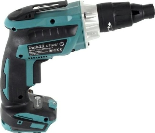 Аккумуляторный шуруповерт MAKITA DFS 251 Z бесщеточная, без АКБ и ЗУ [DFS251Z]