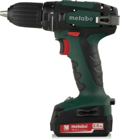 Аккумуляторный шуруповерт METABO BS 14.4 2х2,0 Ач, патрон 13 мм [602206540]