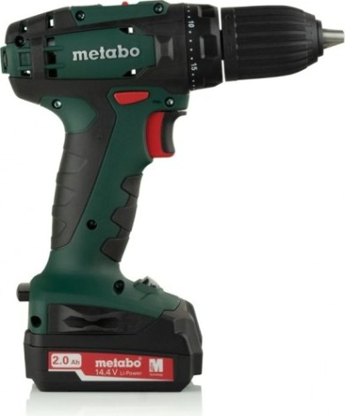 Аккумуляторный шуруповерт METABO BS 14.4 2х2,0 Ач, патрон 13 мм [602206540]