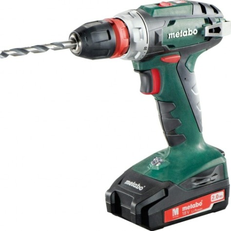 Аккумуляторный шуруповерт METABO BS 18 Quick 2x2,0 Ач, патрон 10 мм [602217500]