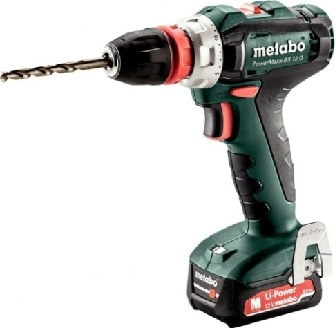 Аккумуляторный шуруповерт METABO PowerMaxx BS 12 Quick 2x2.0 Ач [601037500]