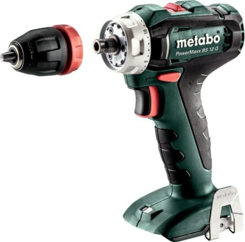 Аккумуляторный шуруповерт METABO PowerMaxx BS 12 Quick без АКБ и ЗУ, Metaloc [601037840]