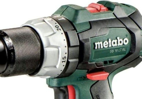 Аккумуляторный шуруповерт METABO SB 18 LT BL 2x2.0 Ач, ударная, бесщеточная [602316550]