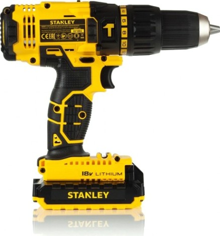 Аккумуляторный шуруповерт STANLEY SCH201D2K ударная [SCH201D2K-RU]