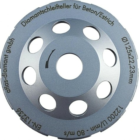 Алмазная чашка Atlas Diamant сплошная 110х15 мм [1074008]