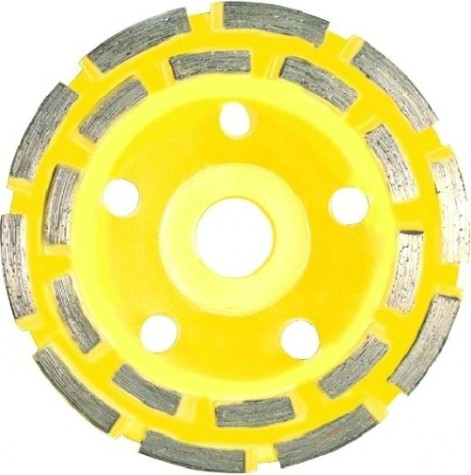 Алмазная чашка Biber 70711 бетон, двухрядная 125х22.2 мм [Тов-145431]