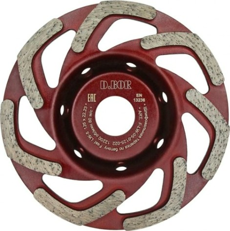 Алмазная чашка D.BOR Fast LW-5 (бетон) 125х22.2 (арт. F-LW-05-0125-022) [D-F-LW-05-0125-022]
