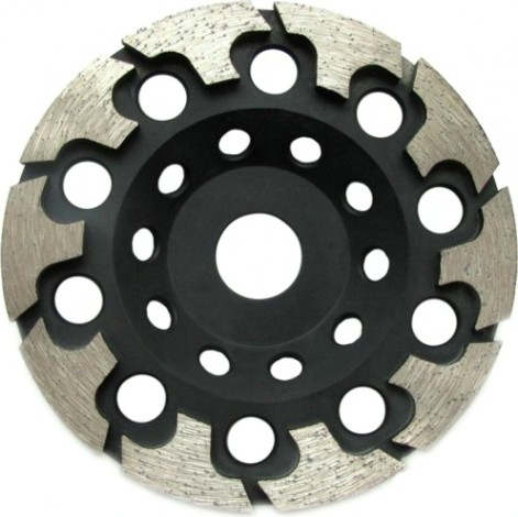Алмазная чашка D.BOR однорядная (бетон) 125х22.2 Т-образные сегменты [D-E-TW-05-0125-022]