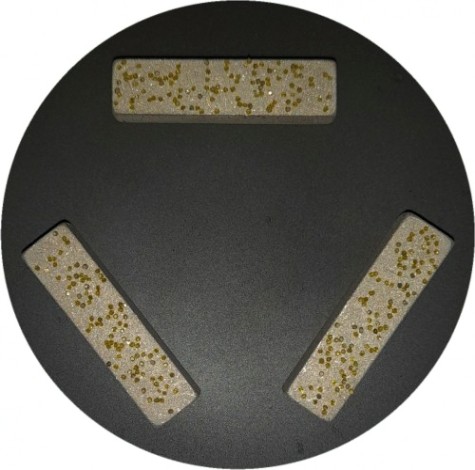 Алмазная чашка для мозаично-шлифовальных машин КРИСТАЛЛ 95 мм бетон 25/30/3 (грубый) [СО32100]