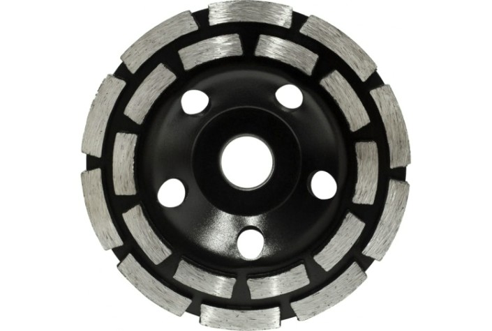 Алмазная чашка ГРАНИТ 999002 двухрядная 125мм*22.23мм