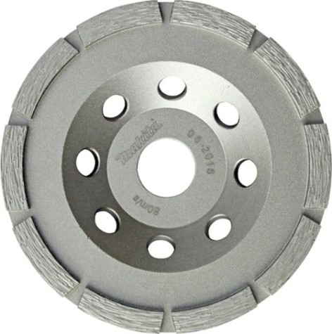 Алмазная чашка MAKITA 125x22,23x8x5 мм однорядная(груб. шлиф., для PC5000C/5001C/УШМ125) [D-60682]