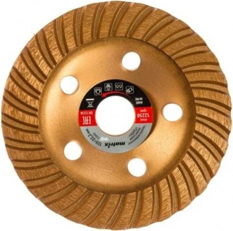 Алмазная чашка MATRIX 125 мм, Турбо зачистная, [72988]