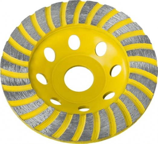 Алмазная чашка STAYER PROFESSIONAL сегментированная, высота 22,2мм, 115мм [33380-115]