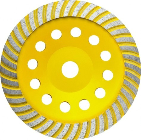 Алмазная чашка STAYER PROFESSIONAL сегментированная, высота 22,2мм, 180мм [33380-180]